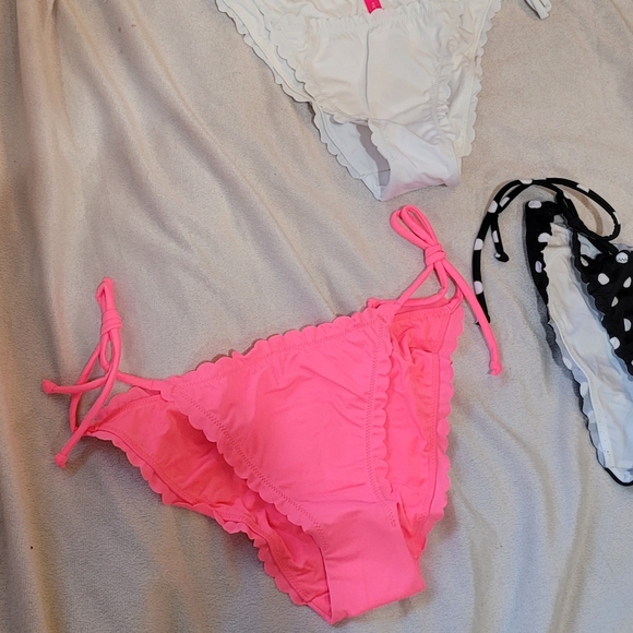 RARE 5 PAIRS NEW VS STRING RUCHED BIKINI BOTTOMS - Picture 11 of 15